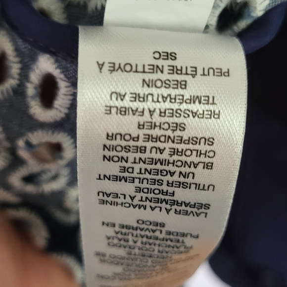 Chico’s Tonga Eyelet Summer Blazer Jacket - Picture 9 of 9